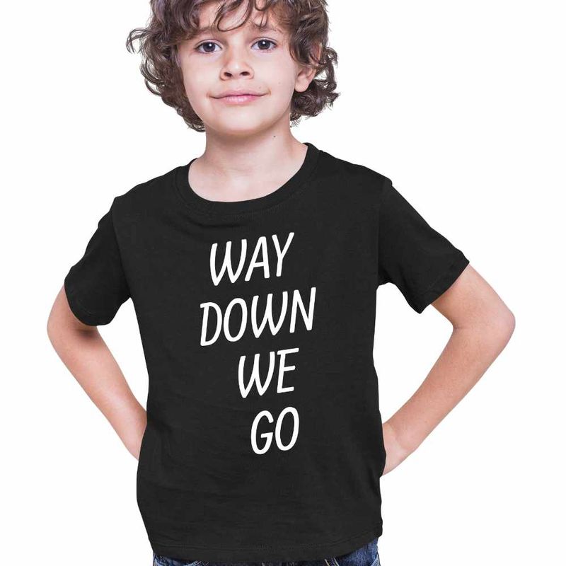 Fashion, accesorii si bijuterii - Copii - Imbracaminte copii - Tricouri copii - Tricou Copii Baieti Kaleo Way Down We Go, negru, marime S Copii - Infinity.ro