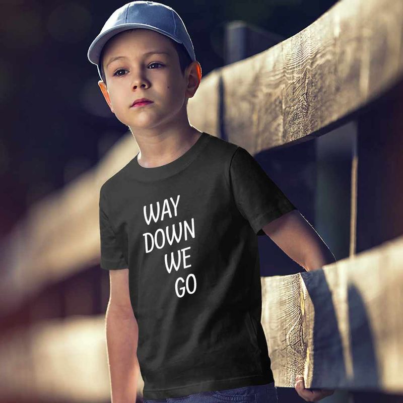 Fashion, accesorii si bijuterii - Copii - Imbracaminte copii - Tricouri copii - Tricou Copii Baieti Kaleo Way Down We Go, negru, marime S Copii - Infinity.ro
