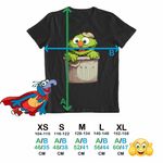 Fashion, accesorii si bijuterii - Copii - Imbracaminte copii - Tricouri copii - Tricou Copii Baieti The Muppets Oscar Grouch, negru, marime M Copii - Infinity.ro