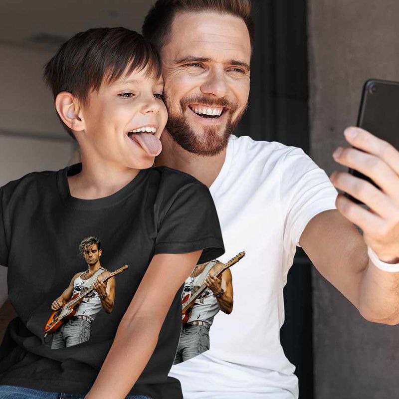 Fashion, accesorii si bijuterii - Copii - Imbracaminte copii - Tricouri copii - Tricou Copii Baieti Kaleo Vibe, alb, marime XL Copii - Infinity.ro
