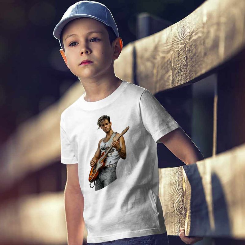 Fashion, accesorii si bijuterii - Copii - Imbracaminte copii - Tricouri copii - Tricou Copii Baieti Kaleo Vibe, alb, marime XL Copii - Infinity.ro