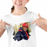Fashion, accesorii si bijuterii - Copii - Imbracaminte copii - Tricouri copii - Tricou Copii Fete Don Toliver Trap Bandit Rap, alb, marime S Copii - Infinity.ro