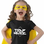Fashion, accesorii si bijuterii - Copii - Imbracaminte copii - Tricouri copii - Tricou Copii Fete Trap Music Don Toliver Playboi Carti, negru, marime M Copii - Infinity.ro