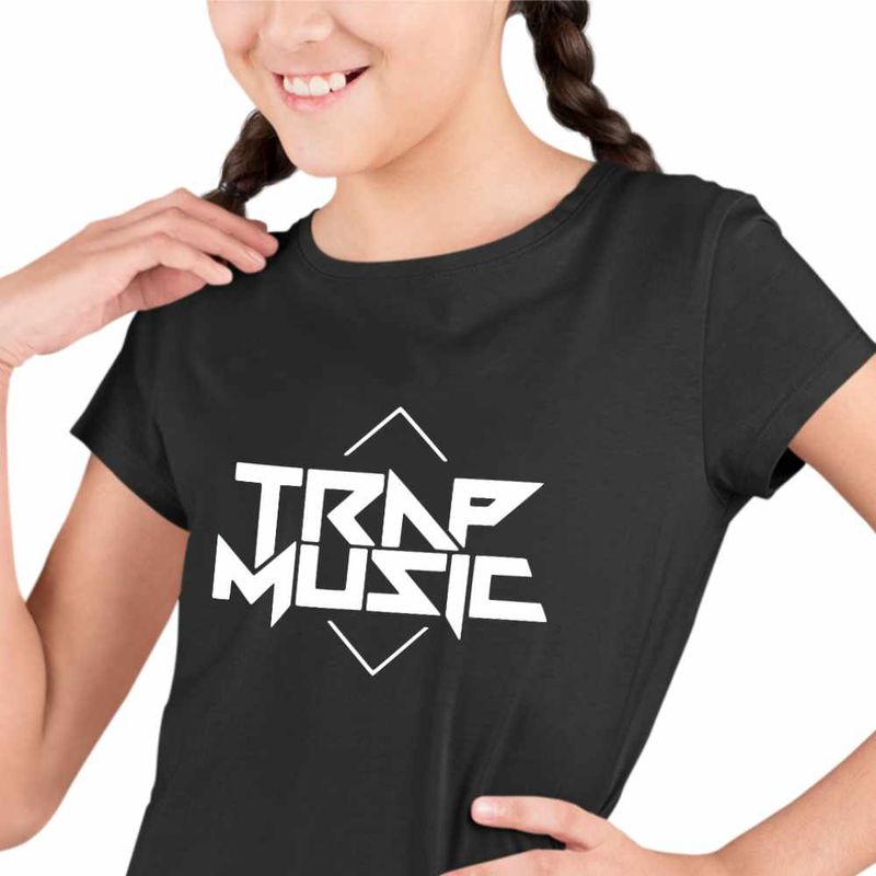 Fashion, accesorii si bijuterii - Copii - Imbracaminte copii - Tricouri copii - Tricou Copii Fete Trap Music Don Toliver Playboi Carti, negru, marime M Copii - Infinity.ro