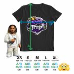 Fashion, accesorii si bijuterii - Copii - Imbracaminte copii - Tricouri copii - Tricou Copii Baieti Future King Trap, negru, marime XS Copii - Infinity.ro