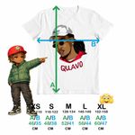 Fashion, accesorii si bijuterii - Copii - Imbracaminte copii - Tricouri copii - Tricou Copii Fete Quavo Culture Trap Rap Music, alb, marime M Copii - Infinity.ro