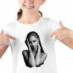 Fashion, accesorii si bijuterii - Copii - Imbracaminte copii - Tricouri copii - Tricou Copii Fete Tyla Vibe, alb, marime XS Copii - Infinity.ro