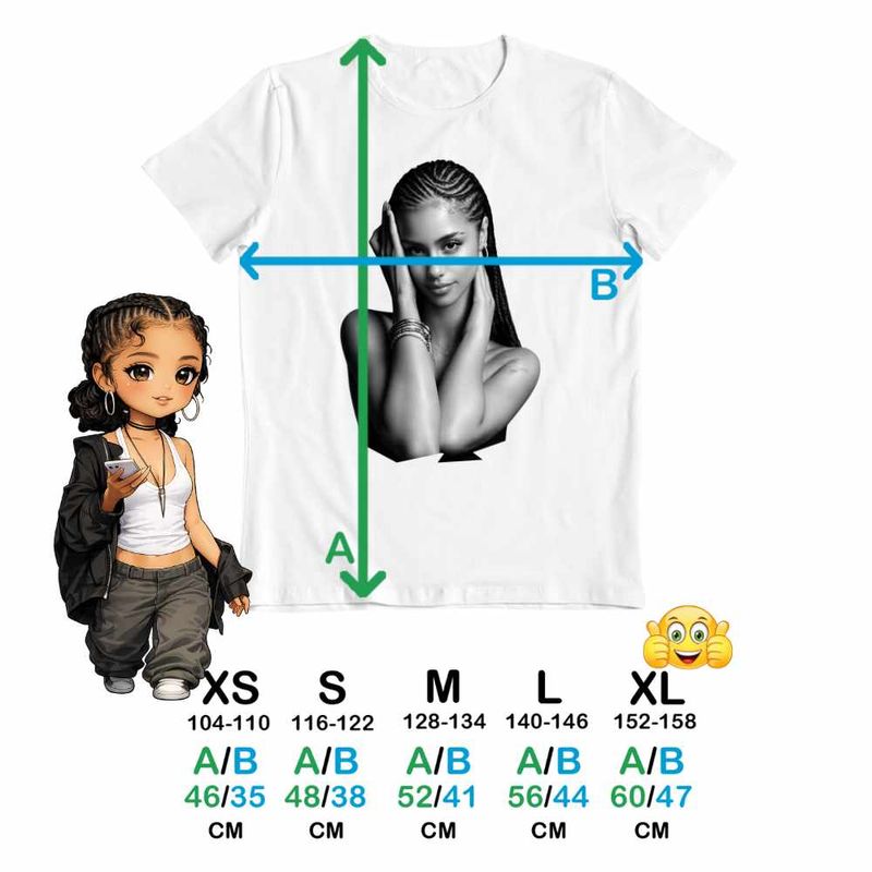 Fashion, accesorii si bijuterii - Copii - Imbracaminte copii - Tricouri copii - Tricou Copii Fete Tyla Vibe, alb, marime XS Copii - Infinity.ro