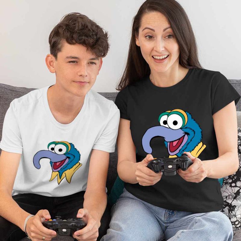 Fashion, accesorii si bijuterii - Copii - Imbracaminte copii - Tricouri copii - Tricou Copii Baieti The Muppets Gonzo, negru, marime XL Copii - Infinity.ro