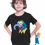 Fashion, accesorii si bijuterii - Copii - Imbracaminte copii - Tricouri copii - Tricou Copii Baieti The Muppets Gonzo, negru, marime XL Copii - Infinity.ro