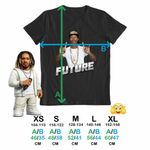 Fashion, accesorii si bijuterii - Copii - Imbracaminte copii - Tricouri copii - Tricou Copii Fete Future REUP Rapper, negru, marime XS Copii - Infinity.ro