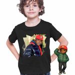 Fashion, accesorii si bijuterii - Copii - Imbracaminte copii - Tricouri copii - Tricou Copii Baieti Don Toliver Trap Bandit Rap, negru, marime XS Copii - Infinity.ro