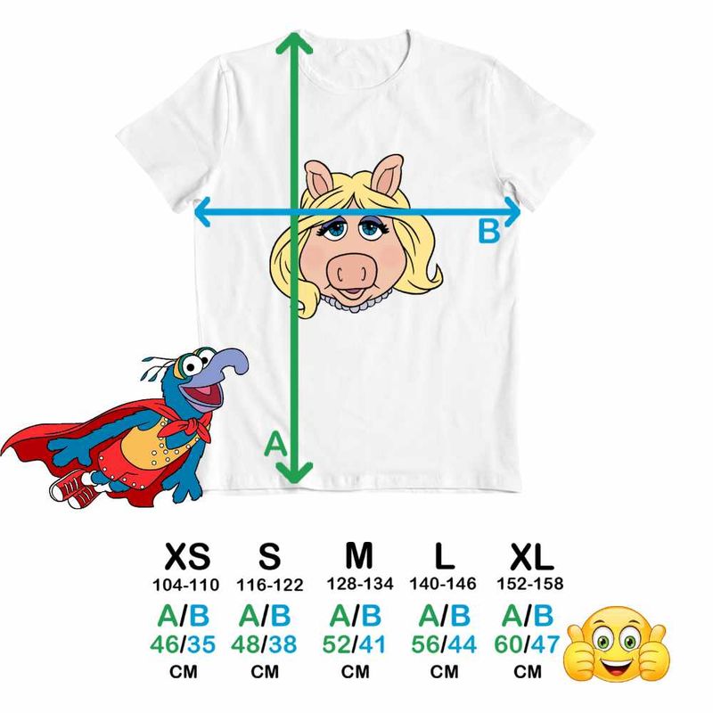 Fashion, accesorii si bijuterii - Copii - Imbracaminte copii - Tricouri copii - Tricou Copii Baieti The Muppets Miss Piggy, alb, marime S Copii - Infinity.ro