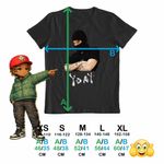 Fashion, accesorii si bijuterii - Copii - Imbracaminte copii - Tricouri copii - Tricou Copii Baieti Yeat Twizzy Rich Hip Hop Vibe, negru, marime L Copii - Infinity.ro
