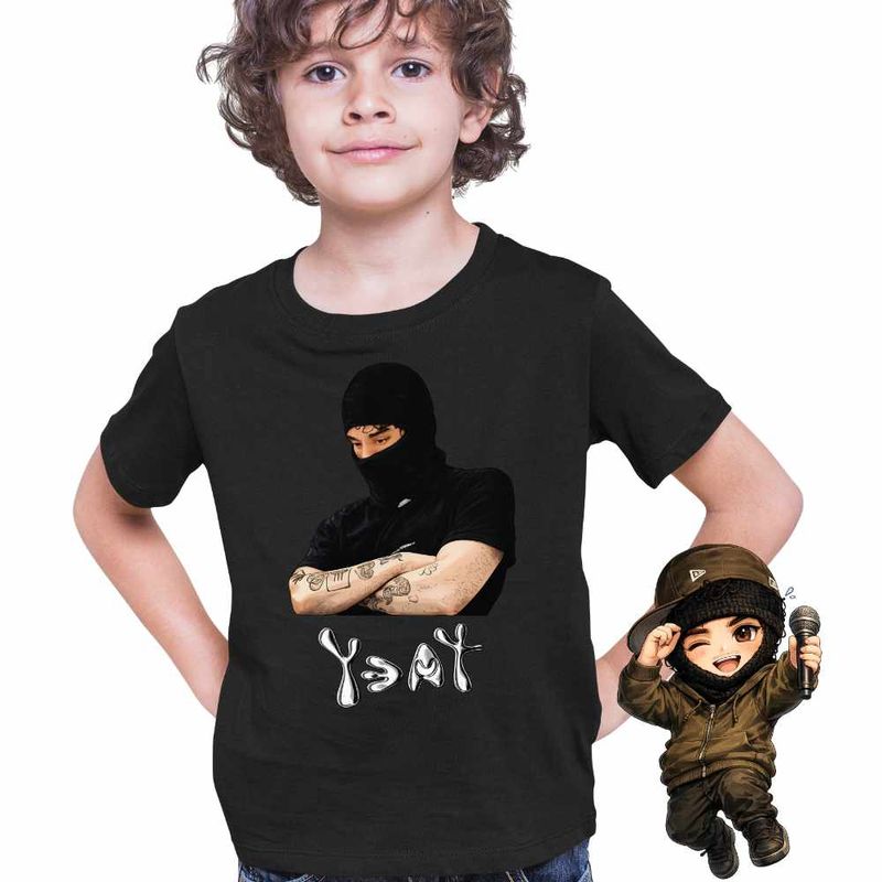 Fashion, accesorii si bijuterii - Copii - Imbracaminte copii - Tricouri copii - Tricou Copii Baieti Yeat Twizzy Rich Hip Hop Vibe, negru, marime L Copii - Infinity.ro