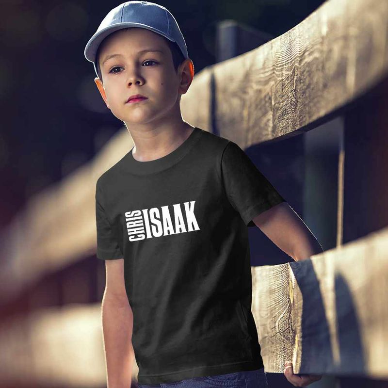 Fashion, accesorii si bijuterii - Copii - Imbracaminte copii - Tricouri copii - Tricou Copii Baieti Chris Isaak, negru, marime L Copii - Infinity.ro