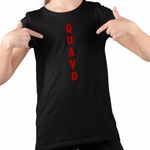 Fashion, accesorii si bijuterii - Copii - Imbracaminte copii - Tricouri copii - Tricou Copii Fete Quavo Stain Trap Hip Hop, negru, marime XL Copii - Infinity.ro