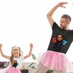 Fashion, accesorii si bijuterii - Copii - Imbracaminte copii - Tricouri copii - Tricou Copii Fete Playboi Carti Six Seven 67, negru, marime XS Copii - Infinity.ro