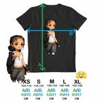 Fashion, accesorii si bijuterii - Copii - Imbracaminte copii - Tricouri copii - Tricou Copii Fete Tyla Best Party Chibi, negru, marime XS Copii - Infinity.ro