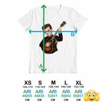 Fashion, accesorii si bijuterii - Copii - Imbracaminte copii - Tricouri copii - Tricou Copii Baieti Chris Isaak Guitar, alb, marime XL Copii - Infinity.ro
