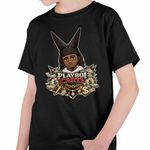 Fashion, accesorii si bijuterii - Copii - Imbracaminte copii - Tricouri copii - Tricou Copii Baieti Playboi Carti Magnolia, negru, marime XL Copii - Infinity.ro