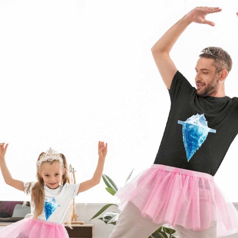 Fashion, accesorii si bijuterii - Copii - Imbracaminte copii - Tricouri copii - Tricou Copii Fete Kaleo Iceberg Iceland, negru, marime XL Copii - Infinity.ro