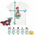Fashion, accesorii si bijuterii - Copii - Imbracaminte copii - Tricouri copii - Tricou Copii Baieti The Muppets Beaker, alb, marime XL Copii - Infinity.ro