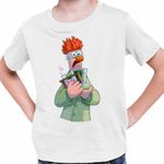 Fashion, accesorii si bijuterii - Copii - Imbracaminte copii - Tricouri copii - Tricou Copii Baieti The Muppets Beaker, alb, marime XL Copii - Infinity.ro