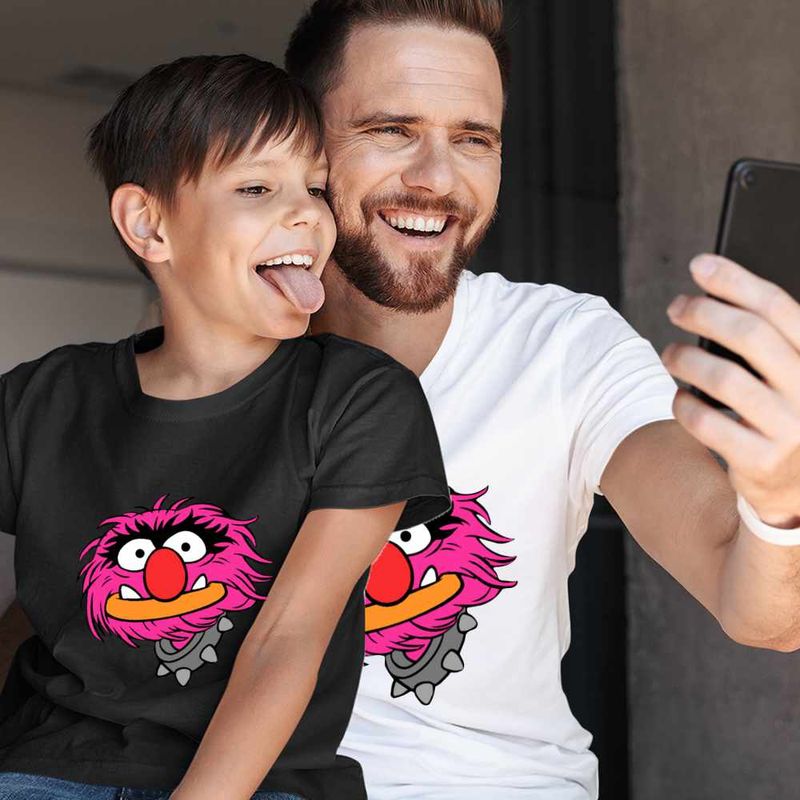 Fashion, accesorii si bijuterii - Copii - Imbracaminte copii - Tricouri copii - Tricou Copii Baieti The Muppets Animal, alb, marime L Copii - Infinity.ro