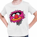 Fashion, accesorii si bijuterii - Copii - Imbracaminte copii - Tricouri copii - Tricou Copii Baieti The Muppets Animal, alb, marime L Copii - Infinity.ro