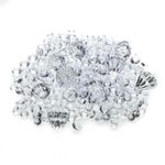 Casa si Gradina - Decoratiuni - Obiecte decorative - Accesorii decorative - Strass-uri din Plastic Transparente, 3 Marimi, 90g - Infinity.ro