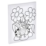 Jucarii, Copii si Bebe - Jucarii si jocuri - Jucarii & jocuri educative - Seturi pictura si desen - Set de Pictura pe Panza cu Buburuza, 15x20 cm, 5 Culori Acrilice si Pensula - Infinity.ro