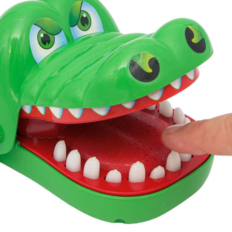 Jucarii, Copii si Bebe - Jucarii si jocuri - Jocuri si puzzle - Jocuri de societate - Joc de societate Crocodil Dentist, Mini, Verde - Infinity.ro