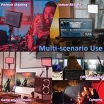 TV, Audio-Video si Foto - Videoproiectoare si accesorii - Ecrane proiectie - Proiector LED USB cu Trepied si 4 Filtre Colorate, 19x2x13 cm - Infinity.ro