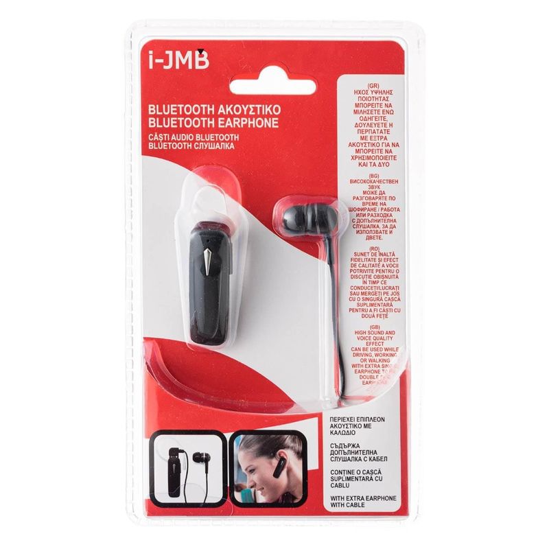 Electronice si Electrocasnice - Aragazuri, cuptoare si hote - Cuptoare - Cuptoare cu microunde - Casca Bluetooth Handsfree cu Cablu, Neagra, V5.0 - Infinity.ro