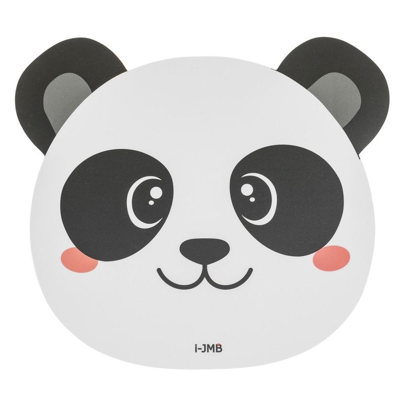 PC, gaming si accesorii - Periferice PC - Mousepad - Mousepad cu design cap de panda, 20.5x23 cm, alb, antiderapant - Infinity.ro
