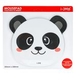 PC, gaming si accesorii - Periferice PC - Mousepad - Mousepad cu design cap de panda, 20.5x23 cm, alb, antiderapant - Infinity.ro