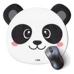 PC, gaming si accesorii - Periferice PC - Mousepad - Mousepad cu design cap de panda, 20.5x23 cm, alb, antiderapant - Infinity.ro