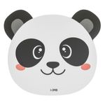 PC, gaming si accesorii - Periferice PC - Mousepad - Mousepad cu design cap de panda, 20.5x23 cm, alb, antiderapant - Infinity.ro