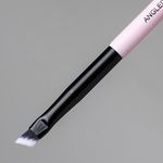 Ingrijire personala si Cosmetice - Machiaj - Aplicatoare si pensule machiaj - Pensula dubla pentru sprancene si gene, 16 cm, mov si negru - Infinity.ro