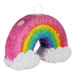 Casa si Gradina - Decoratiuni - Decoratiuni petrecere - Accesorii pentru petrecere - Pinata Curcubeu pentru Petrecere, 45x10x33cm, Multicolor - Infinity.ro