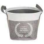 Casa si Gradina - Mobilier - Organizare si depozitare - Cutii depozitare - Cosuri de Depozitare Textile Elegante Gri Bej cu Manere - Infinity.ro