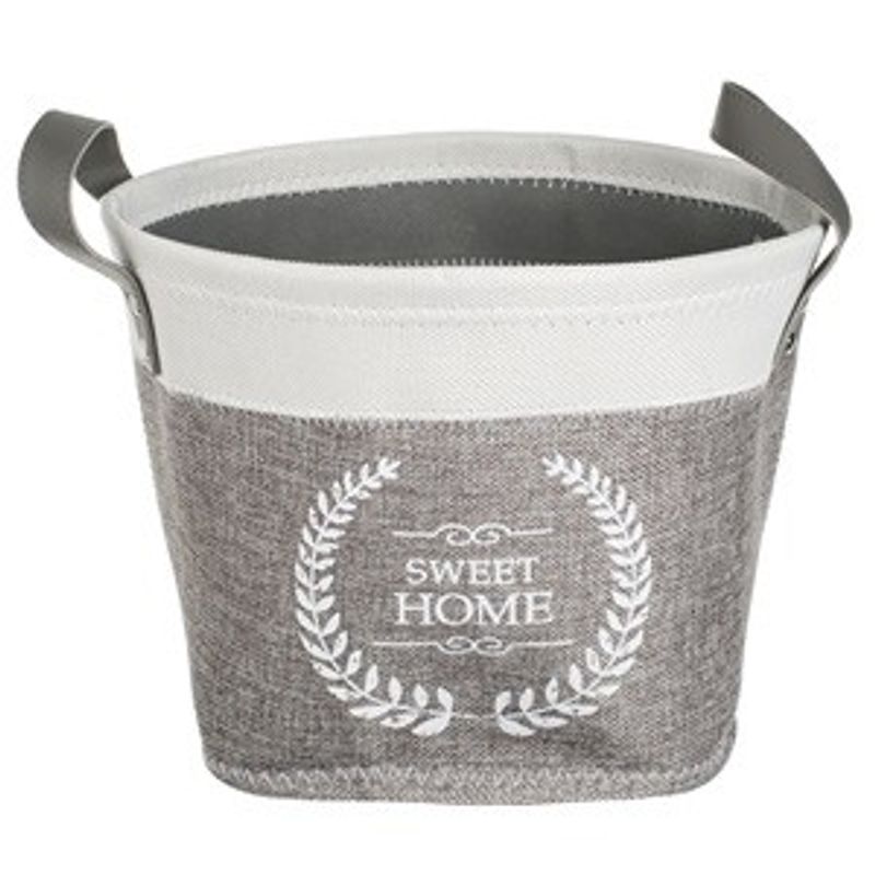Casa si Gradina - Mobilier - Organizare si depozitare - Cutii depozitare - Cosuri de Depozitare Textile Elegante Gri Bej cu Manere - Infinity.ro