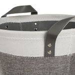 Casa si Gradina - Mobilier - Organizare si depozitare - Cutii depozitare - Cosuri de Depozitare Textile Elegante Gri Bej cu Manere - Infinity.ro
