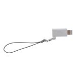 TV, Audio-Video si Foto - Accesorii TV si audio - Cabluri si adaptoare audio - Adaptor USB Type-C la Lightning cu Curea, Alb - Infinity.ro