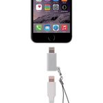 TV, Audio-Video si Foto - Accesorii TV si audio - Cabluri si adaptoare audio - Adaptor USB Type-C la Lightning cu Curea, Alb - Infinity.ro