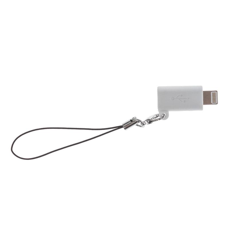 TV, Audio-Video si Foto - Accesorii TV si audio - Cabluri si adaptoare audio - Adaptor USB Type-C la Lightning cu Curea, Alb - Infinity.ro