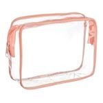 Petshop - Hrana - Hrana alte animale - Portfard Transparent Roz Nude pentru Organizarea Cosmeticei - Infinity.ro