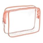 Petshop - Hrana - Hrana alte animale - Portfard Transparent Roz Nude pentru Organizarea Cosmeticei - Infinity.ro
