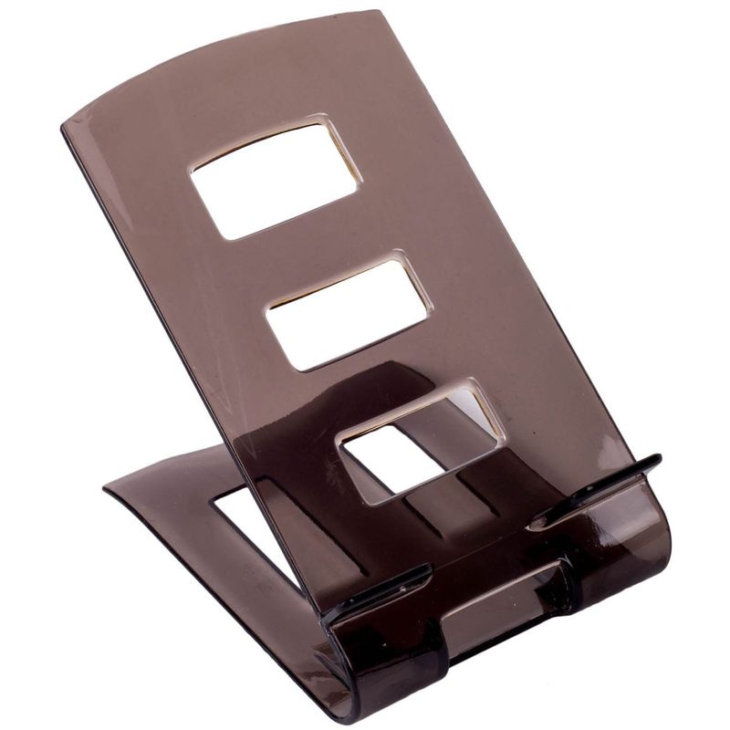 Laptop, Telefoane si Tablete - Telefoane fixe si sisteme teleconferinta - Telefoane fara fir - Suport pentru smartphone din plastic, negru, 10.5 x 7 cm - Infinity.ro